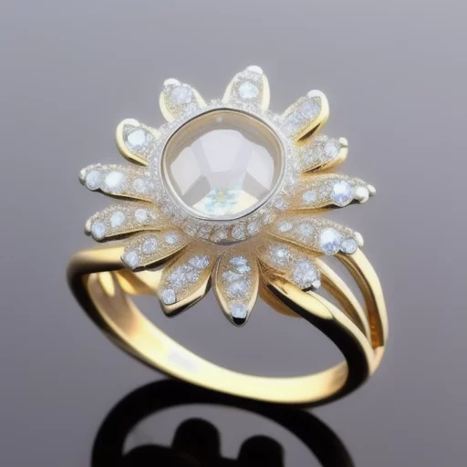 476172661-perfect crystal flower serpentine ring, brilliant, beautiful, balanced, shiny, transparent, symmetrical.webp